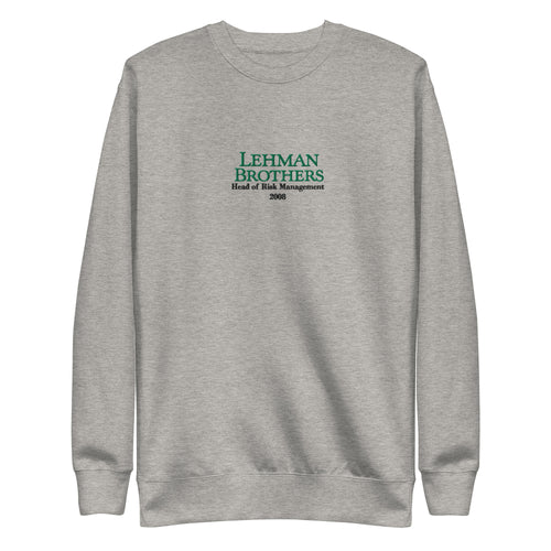 Lehman Brothers Sweatshirt - insiderclo