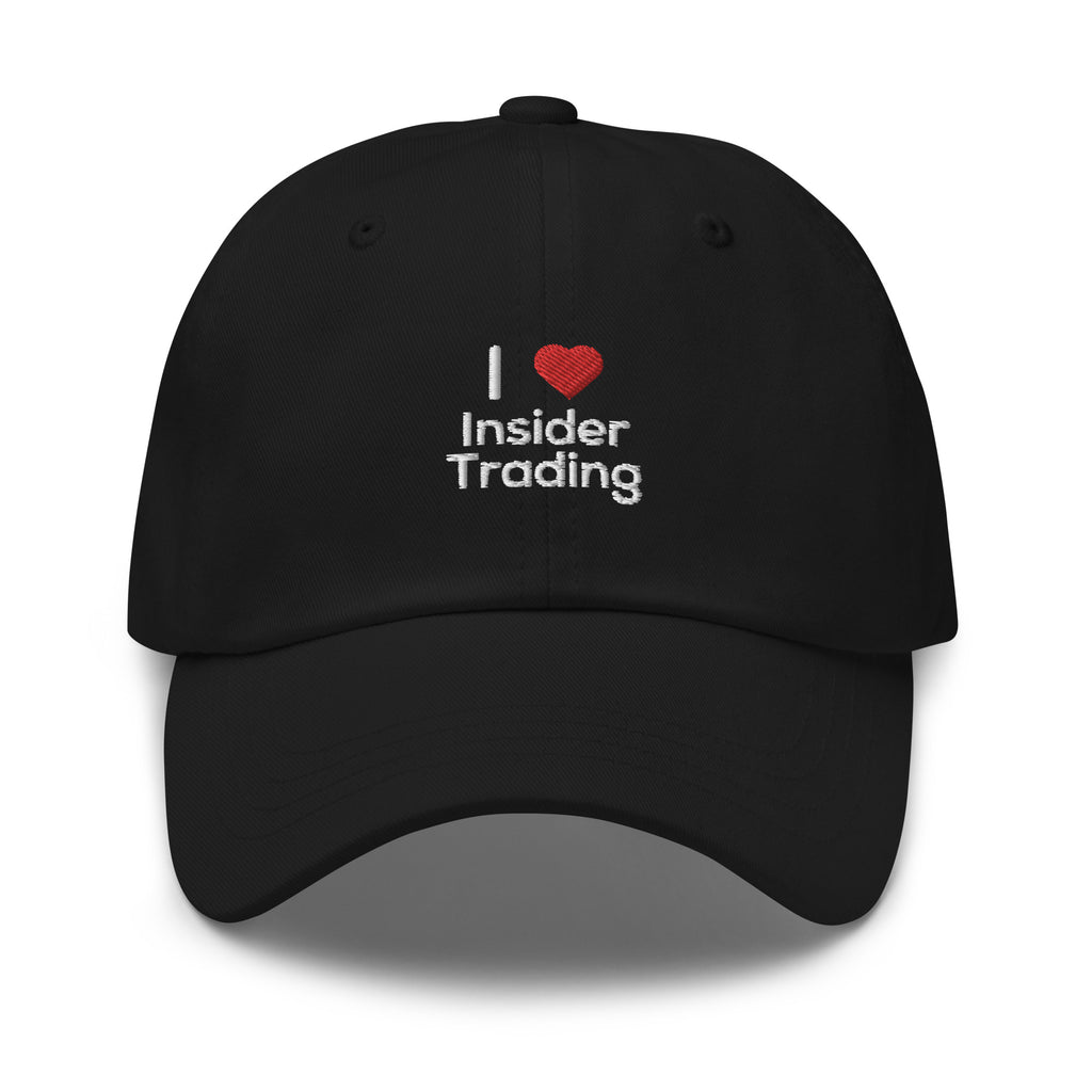 I <3 Insider Trading Cap - insiderclo