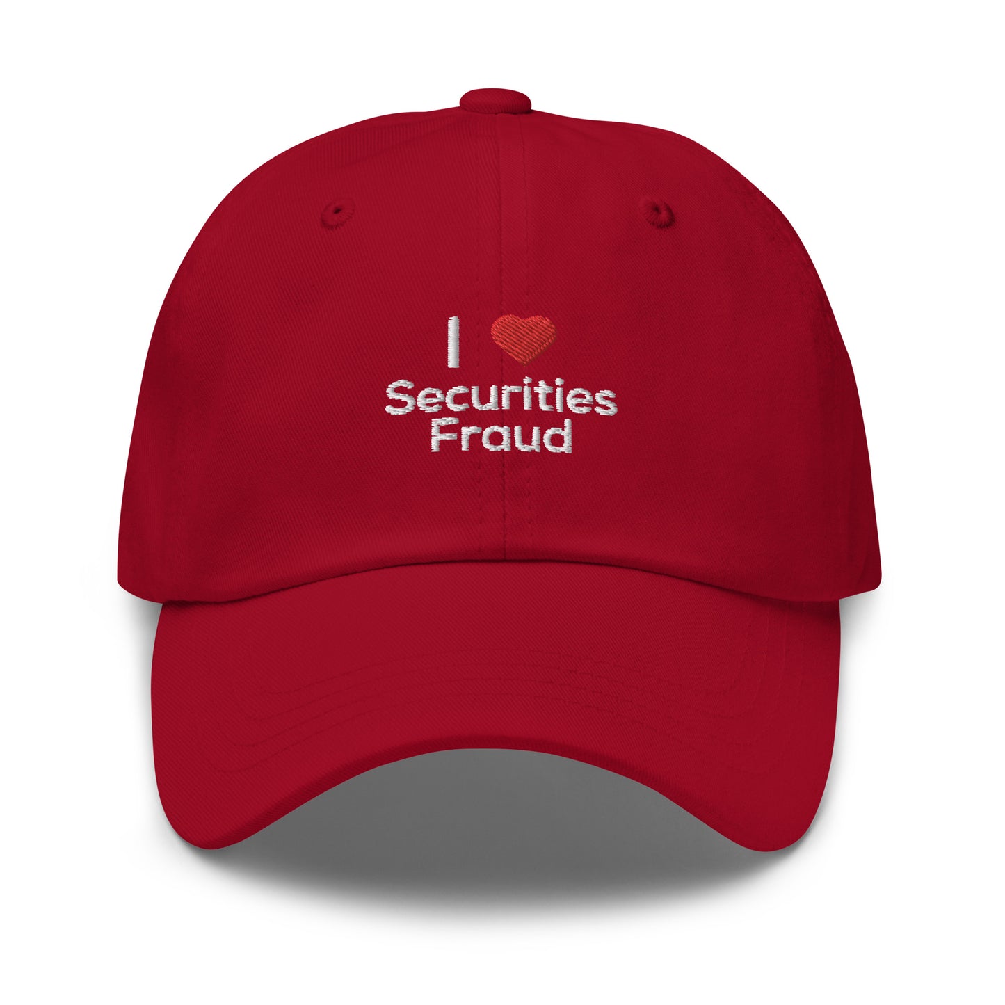 I <3 Securities Fraud Cap