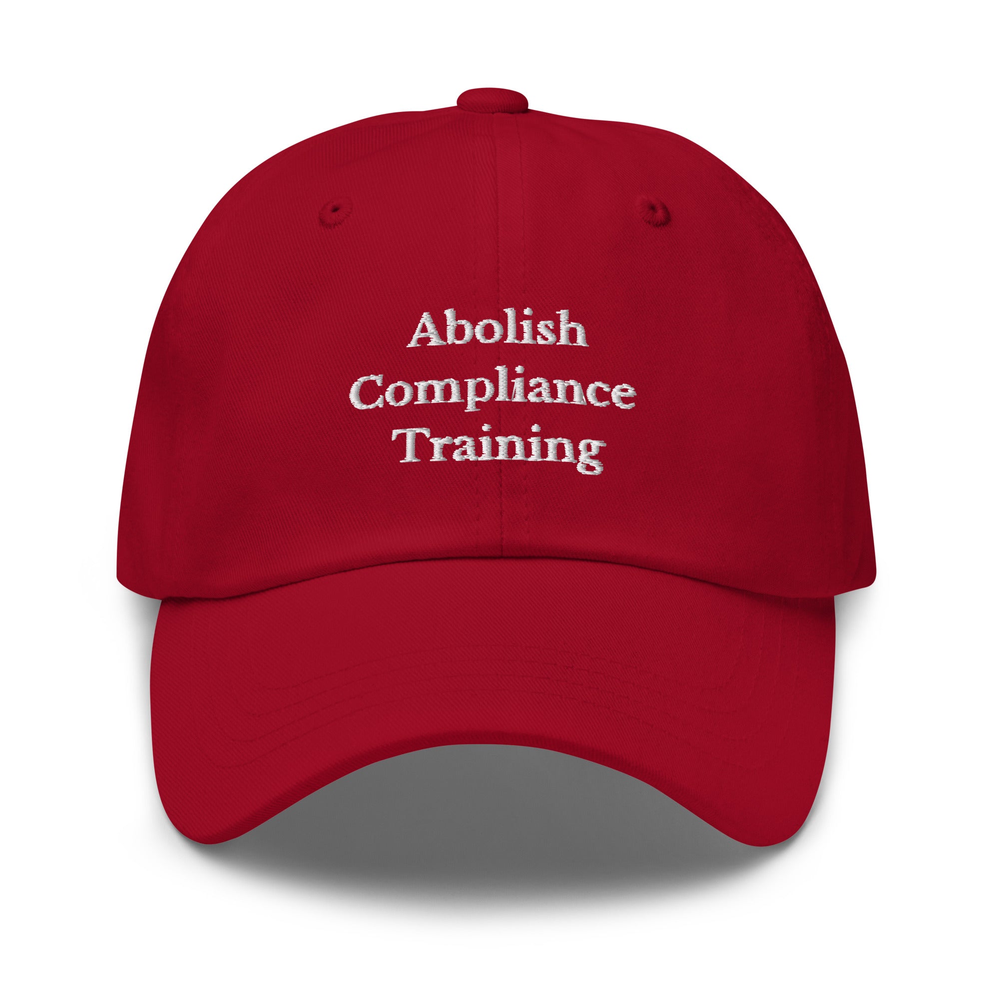 Abolish Compliance Training Cap - insiderclo