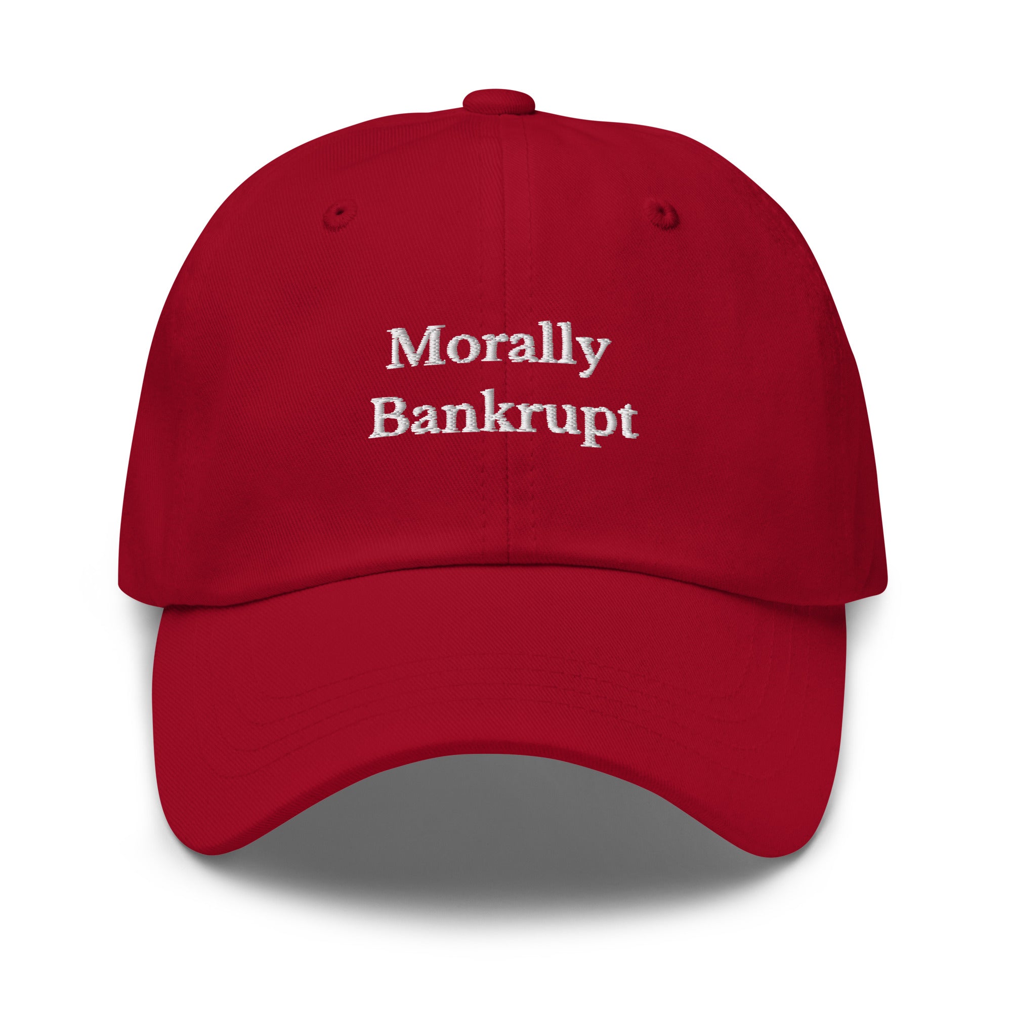 Morally Bankrupt Cap - insiderclo