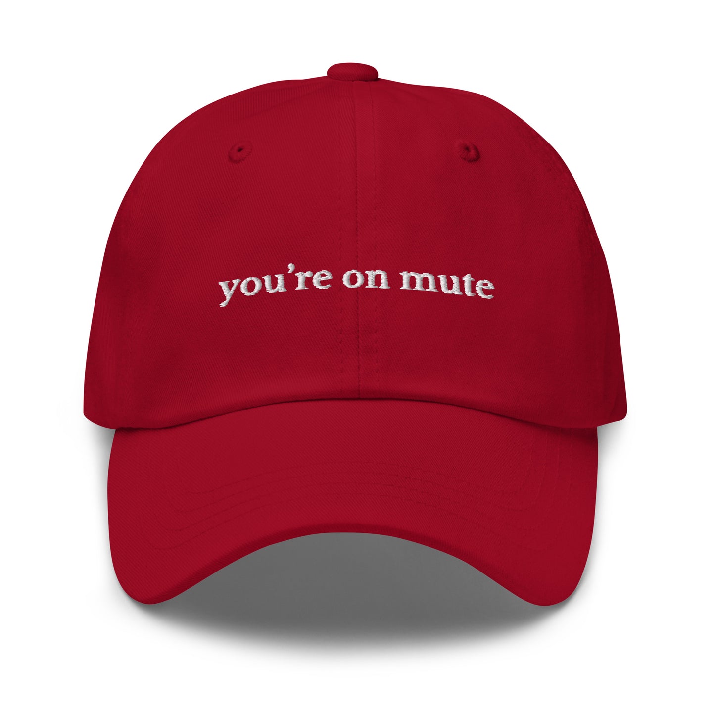 you're on mute cap