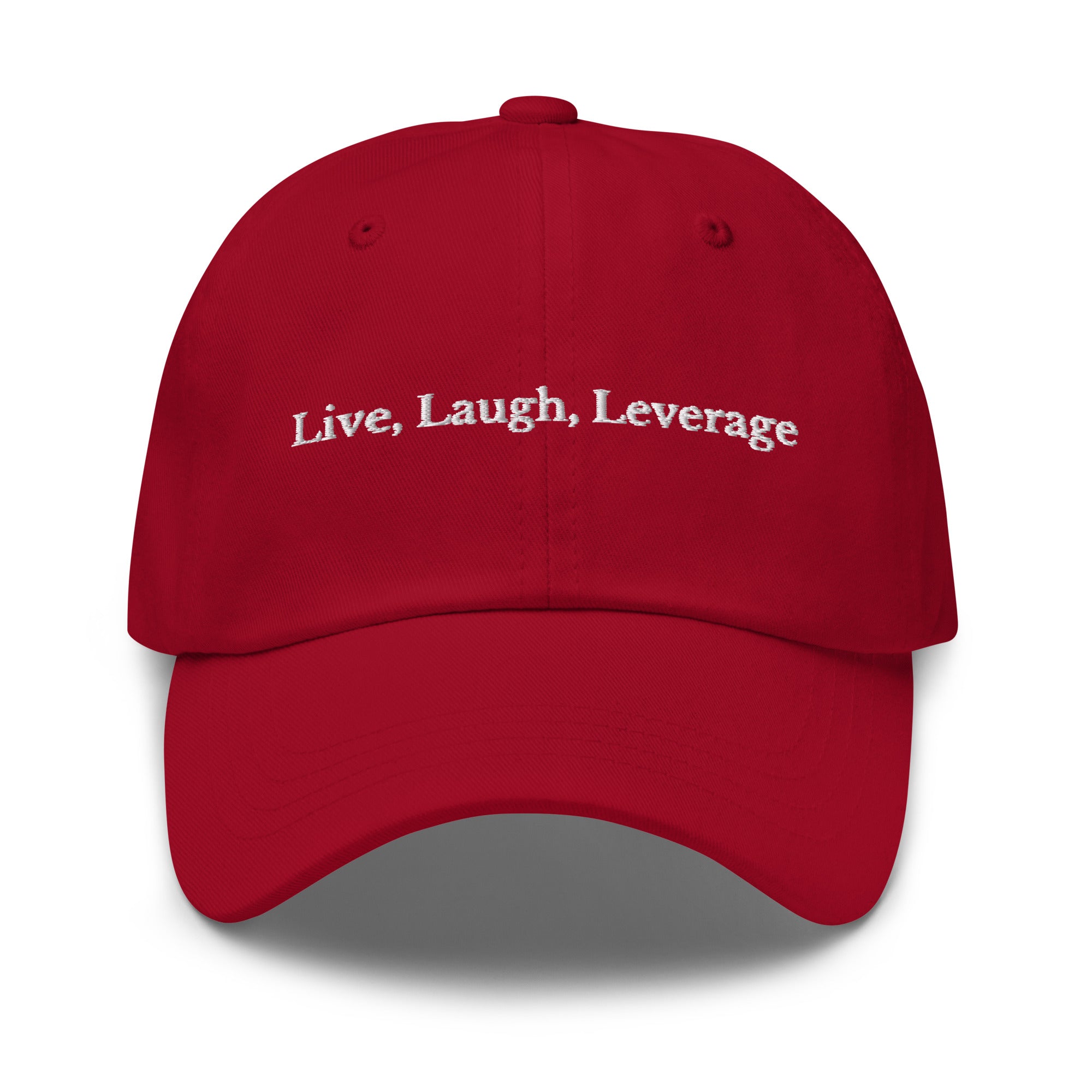 Live, Laugh, Leverage Cap - insiderclo