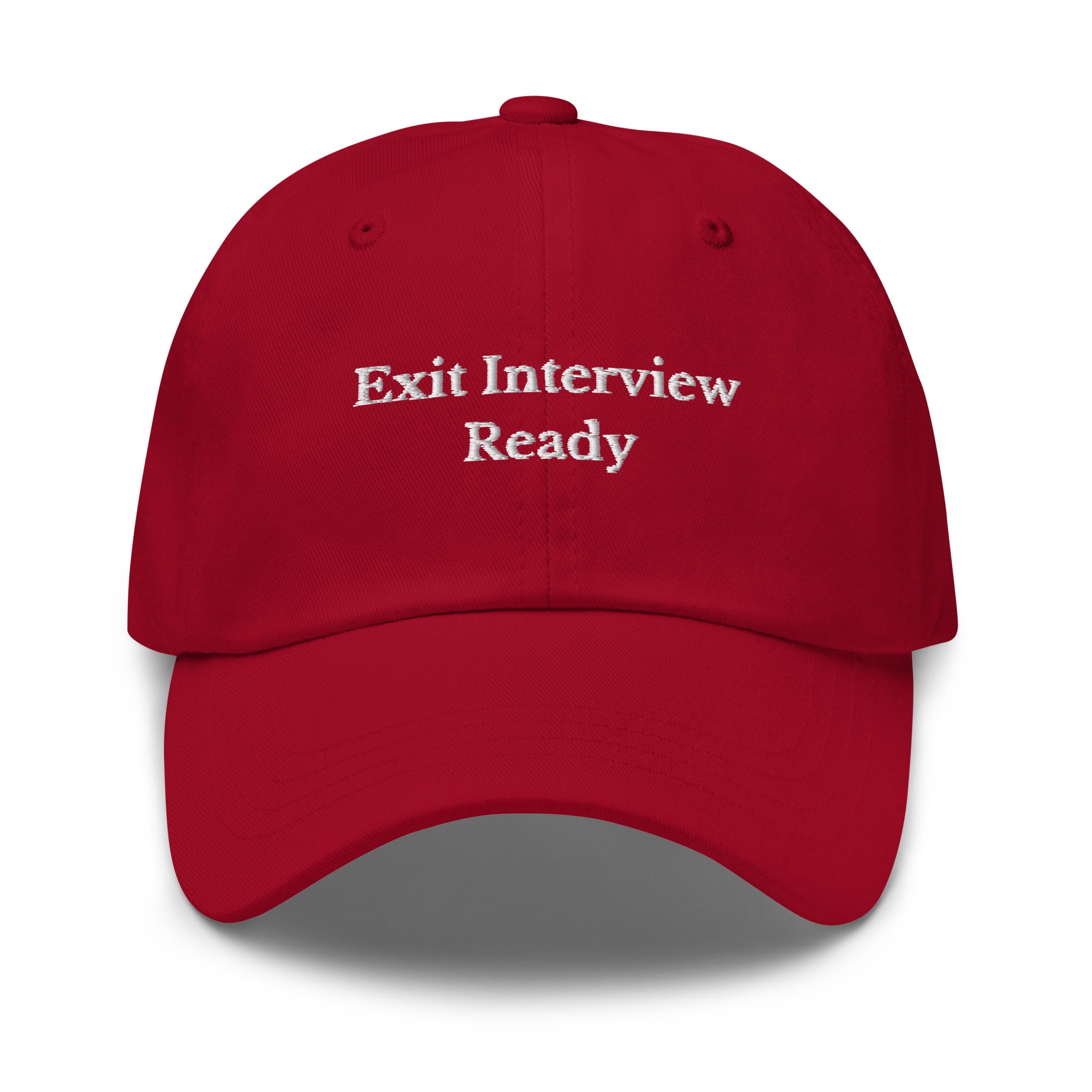 Exit Interview Ready Cap - insiderclo