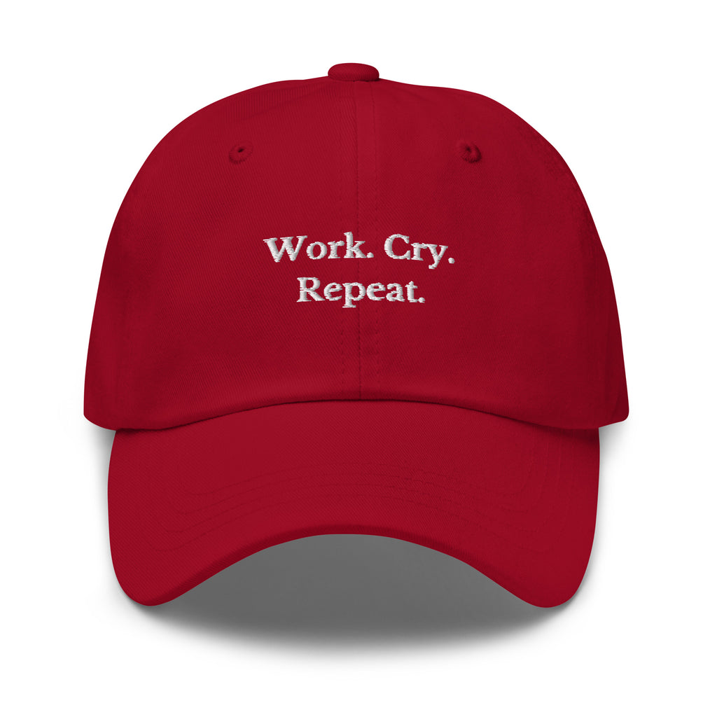 Work. Cry. Repeat Cap - insiderclo