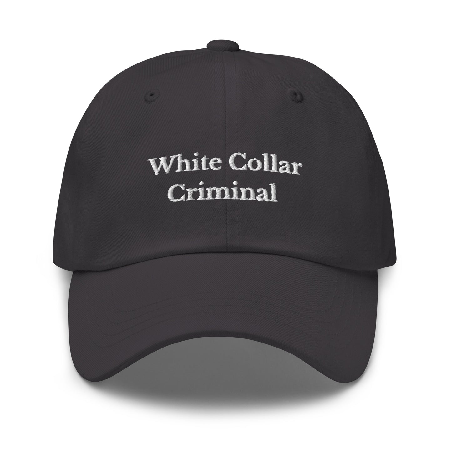 White Collar Criminal Cap