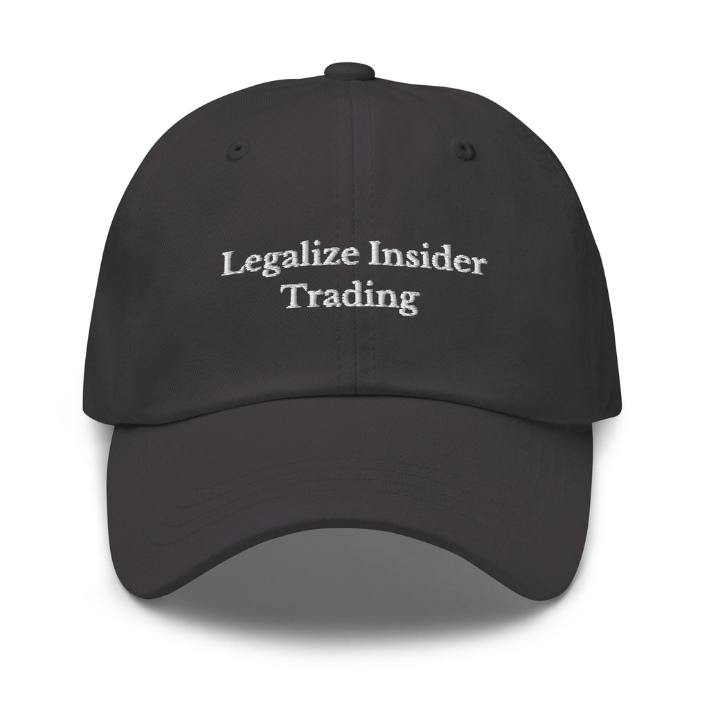 Legalize Insider Trading Cap - insiderclo