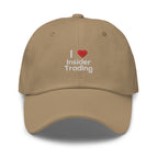 I <3 Insider Trading Cap - insiderclo