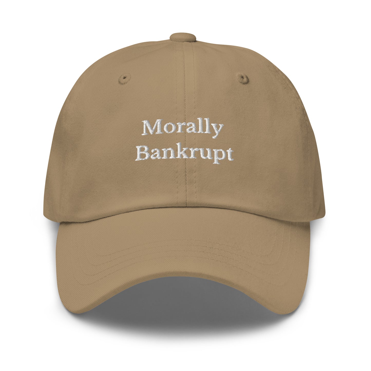 Morally Bankrupt Cap