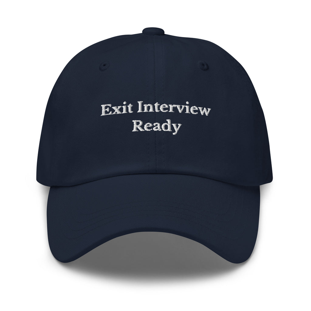 Exit Interview Ready Cap - insiderclo
