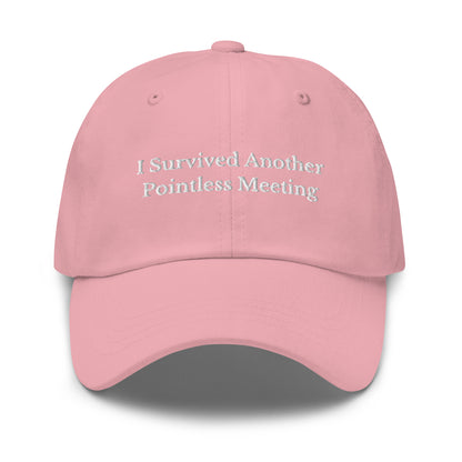 Survived Pointless Meeting Cap - insiderclo