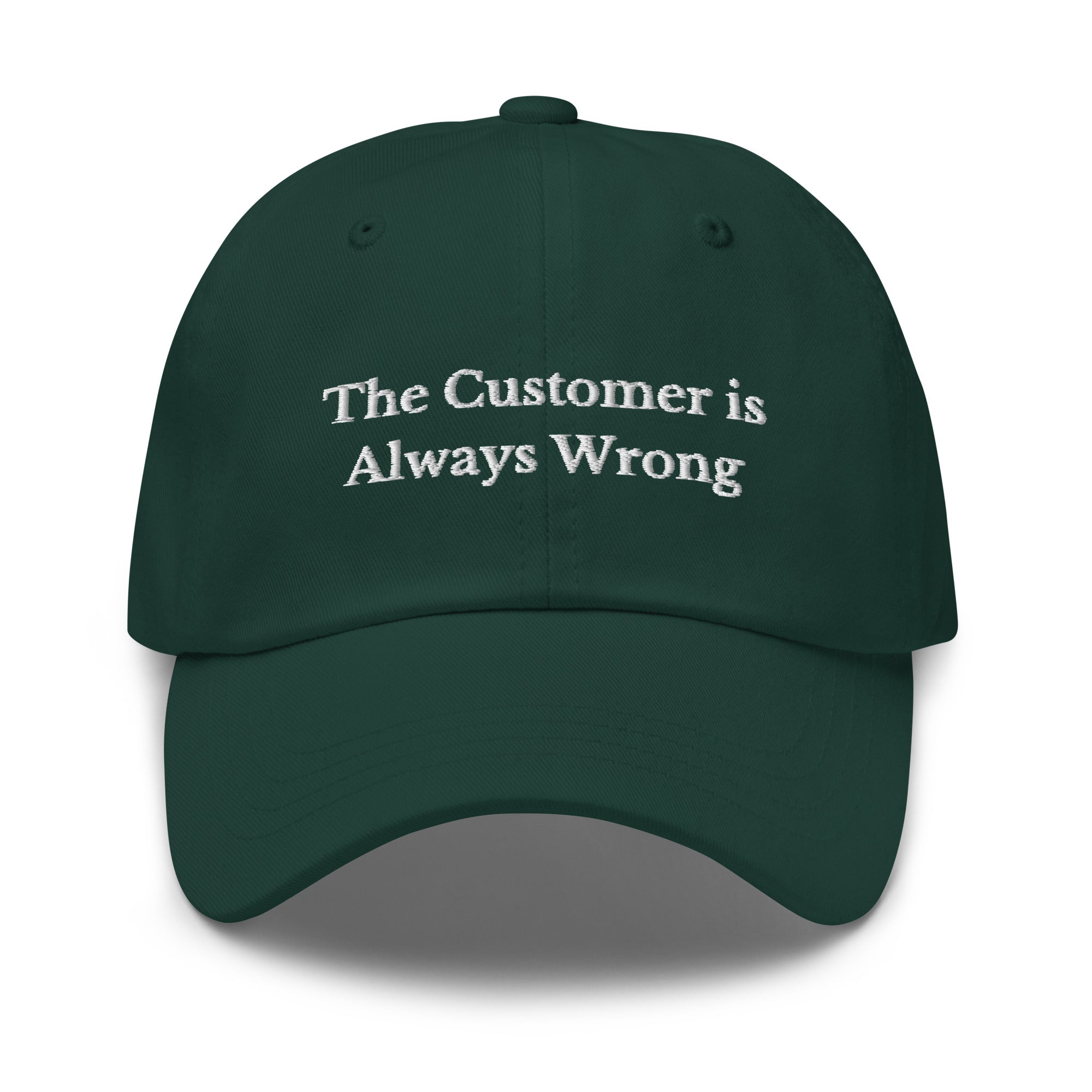 Customer is Always Wrong Cap - insiderclo
