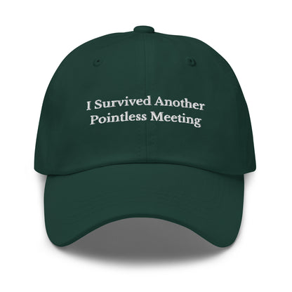 Survived Pointless Meeting Cap - insiderclo