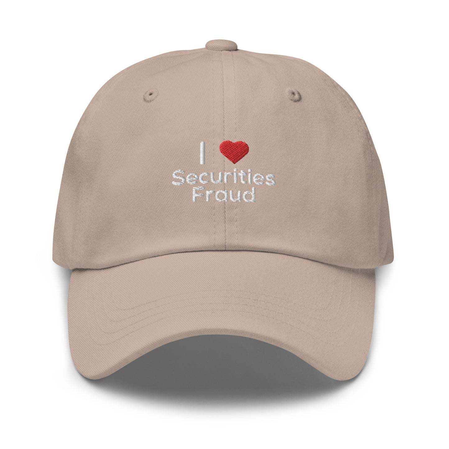 I <3 Securities Fraud Cap