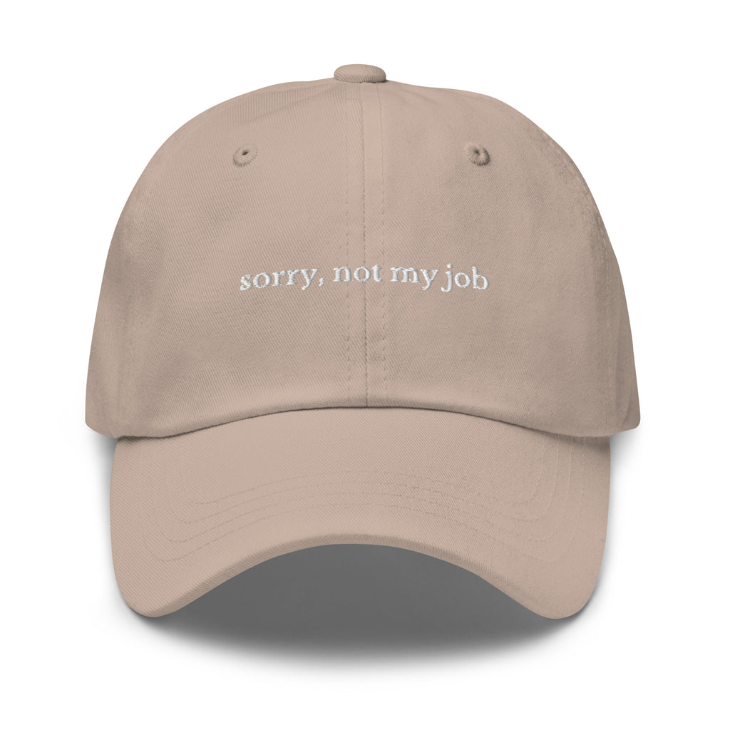 Sorry, not my job Cap - insiderclo