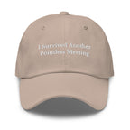 Survived Pointless Meeting Cap - insiderclo