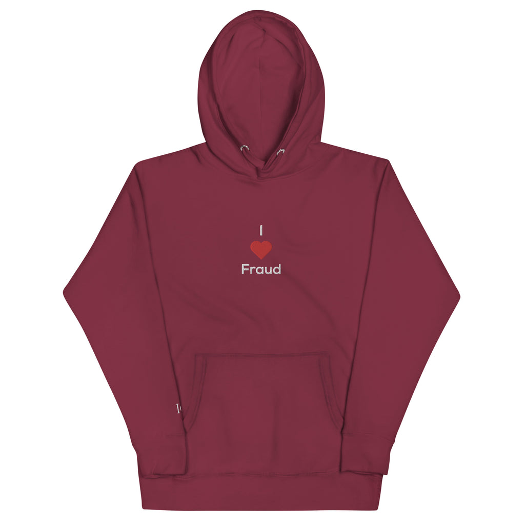 I <3 Fraud Hoodie - insiderclo